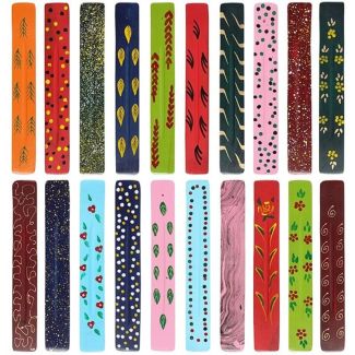 Mango Printed Incense Holder - Assorted