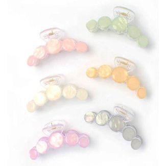 Marble Effect Stones Plastic Clamp