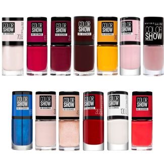 Wholesale Maybelline Colour Show Nail Polishes - Assorted 