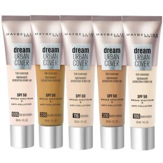 Wholesale Maybelline Dream Urban Cover Full Coverage Foundation - Assorted 