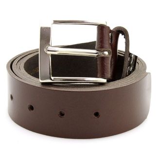 Men's 1.5 Inches Wide Shiny Genuine Leather Belt