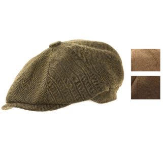 Men's 8 Panel Hawkins Collection Flat Caps - Assorted Colour & Sizes 