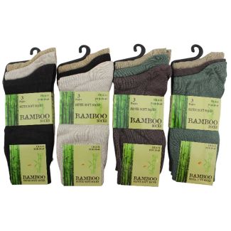 Wholesale Men's Bamboo Super Soft Socks-Light Assortment(UK 6-11)