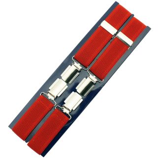 Men's Braces Red 25mm Wide