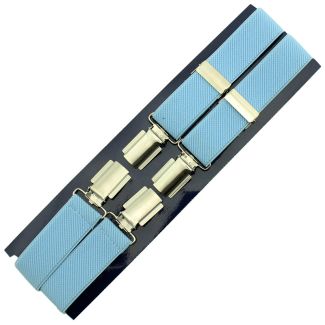 Men's Braces Sky Blue 25mm Wide