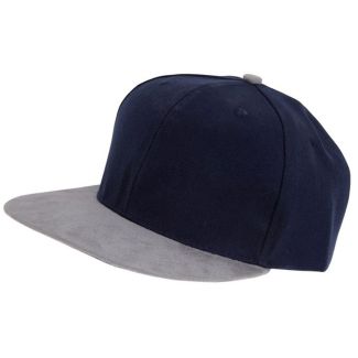 Men's Snapback Cap - Navy/Grey
