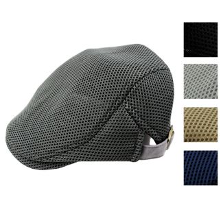 Men's Breathable Mesh Flat Caps - Assorted Colours 