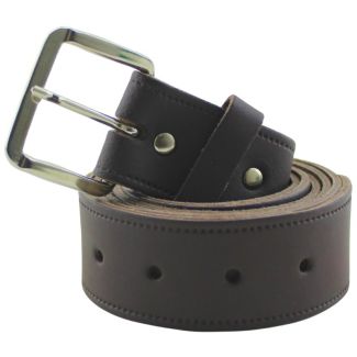 Men’s Genuine Leather Belt 1.5" Wide Brown - 4XL Large