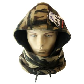 Men's Multifunctional Fleece Hoody - Camouflage 