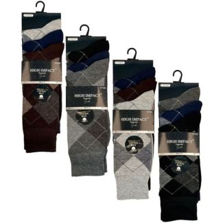 Men's Essential Cotton Blend Suit Socks - Pack of 3 Pairs