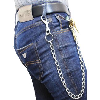 Metal Keychain Heavyweight With Single Hook 