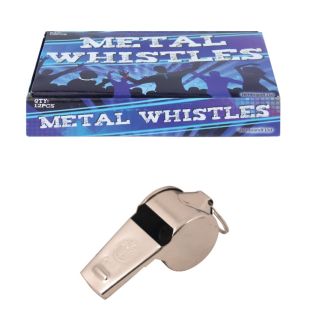 Wholesale Metal Whistles Plain Silver