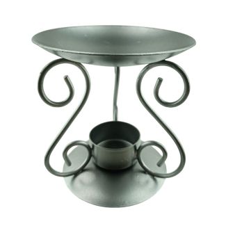 Silver Metal Oil Burner - Design (J-11 D)