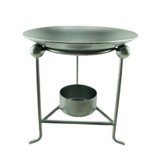 Silver Metal Oil Burner - Design (J-11 F)