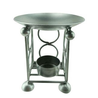 Silver Metal Oil Burner - Design (J-11 H)