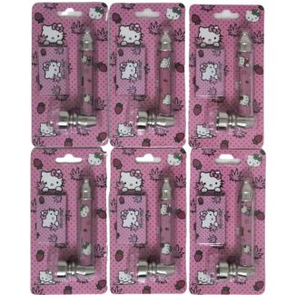 Metal Pipe Cat Design - Assorted (8cm)