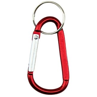 Metal V-Clip Keyrings - Assorted Colours 