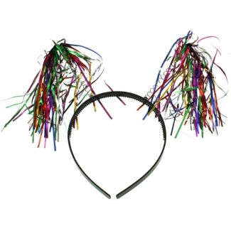 Metallic Tinsel Headbopper - Assorted Colours 