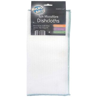3pcs Micro Brite Microfibre Dishcloths