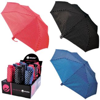 Mini Ball Design Umbrella with Plastic Handle- Assorted 