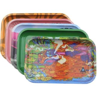 Mixed Vary Design Rolling Tray – Assorted (29 x 19 cm)