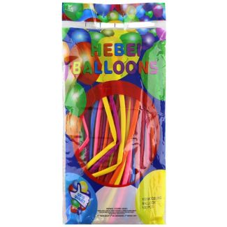 Modelling Balloons - Assorted (100 pieces)