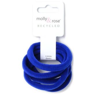 Molly & Rose Royal Blue jersey Elastics (1cm) 