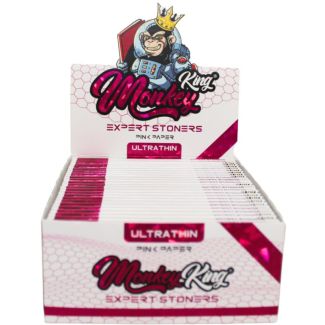 Monkey King -King Size Ultra Thin Rolling Paper -Pink