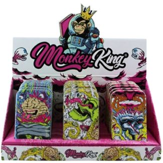 Monkey King Metal Storage Tin - Skull