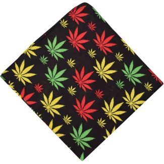 Multicolour Leaf Print Bandana