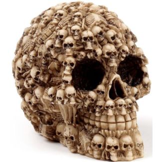 Multiple Skulls Head Design Figurine- 12cm