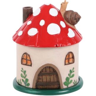Mushroom House Incense Cone Burner