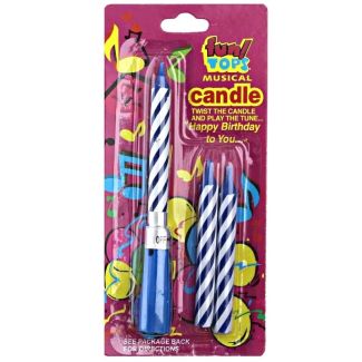 Musical Candles - Blue