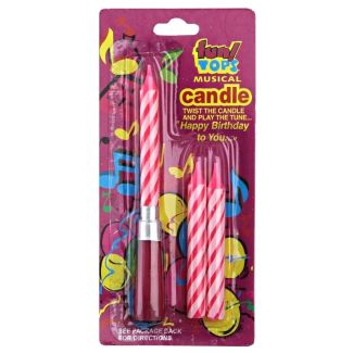 Wholesale Musical Candles - Pink