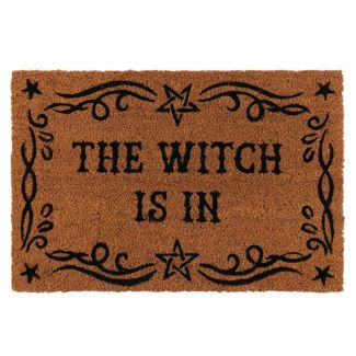 Wholesale Natural The Witch Is In Doormat 