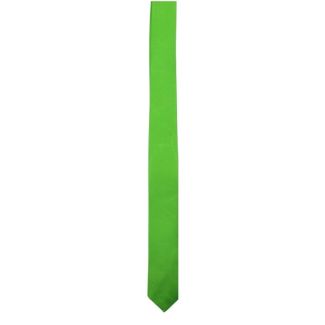 Plain Neon Green Tie