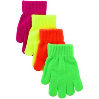 Children's Neon Magic Gloves - Assorted Colours 