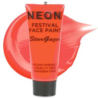 Stargazer Face & Body Paint - Neon Red