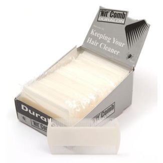 Wholesale Duralon Nit Combs - White (8.5cm)
