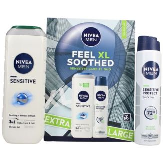 Nivea Men Sensitive Care XL Duo Gift Set - Feel XL Soothed 