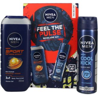 Nivea Men Skincare Kit Gift Set - Feel The Pulse