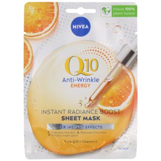 Nivea Q10 Anti-Wrinkle Energy Instant Radiance Boost Sheet Mask