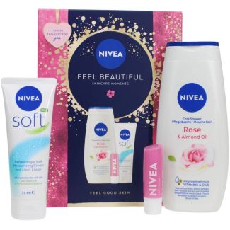 Nivea Skincare Moments 3pcs Gift Set - Feel Beautiful 