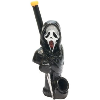 Novelty Wooden Pipe - "Screamer" (13cm)