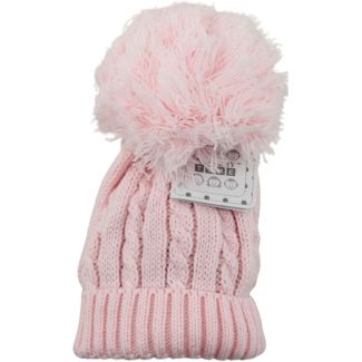 Nursery Time Babies Bobble Hat -Pink