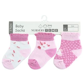 Nursery Time Baby Socks (3 Pack)
