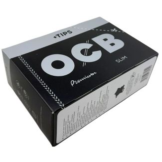 OCB King Size Premium Slim Rolling Papers + Filter Tips