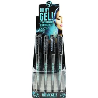 Wholesale W7 Oh my Gel! - Waterproof Soft Gel Eyeliner - Blackest Black