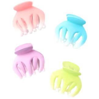 Ombre Octopus Design Matt Finish Clamp - Assorted Colours (7cm)