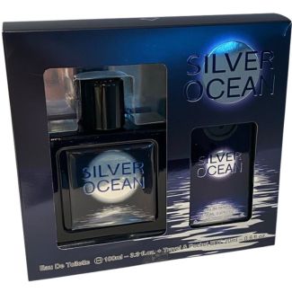 Omerta Men's 2pcs Perfume Gift Set - Silver Ocean